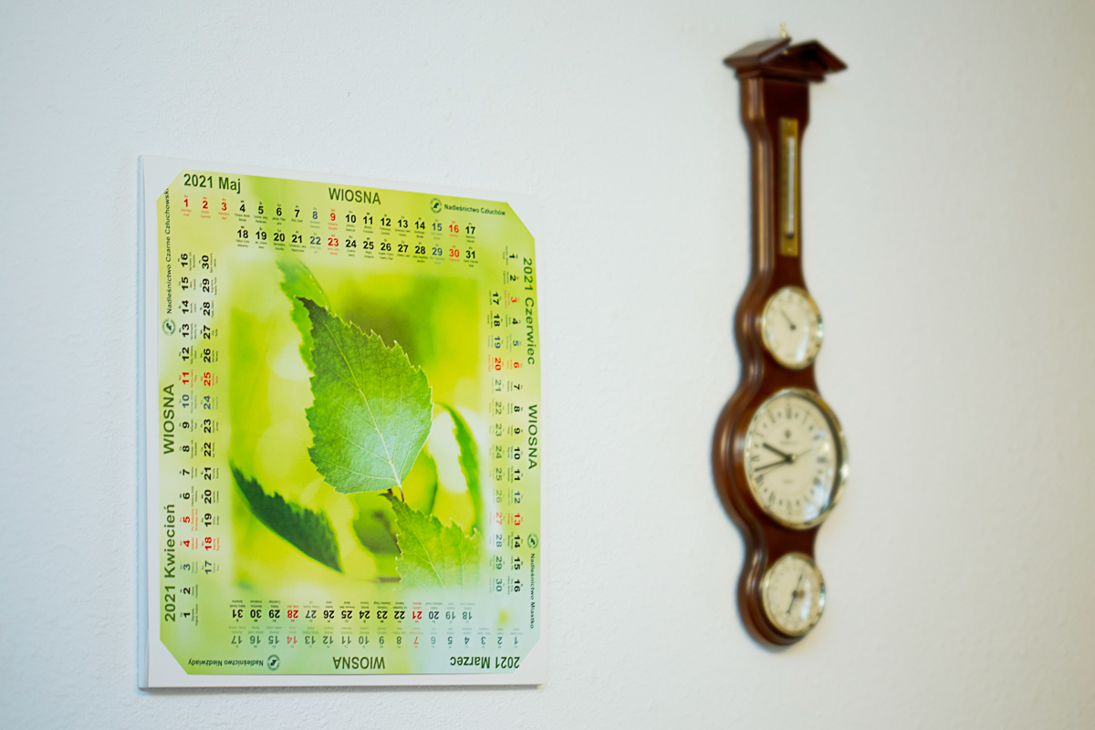 Kalendarz na ścianie